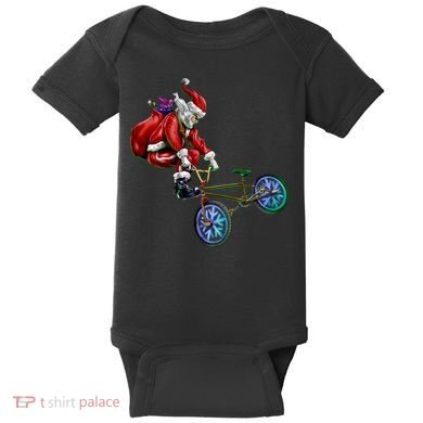 BMX Santa Baby Bodysuit