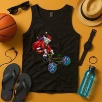 BMX Santa Tank Top thumb 4