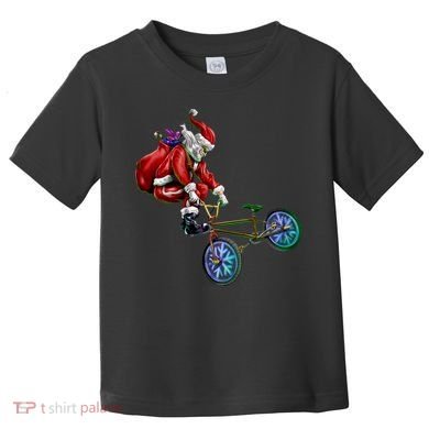 BMX Santa Toddler T-Shirt