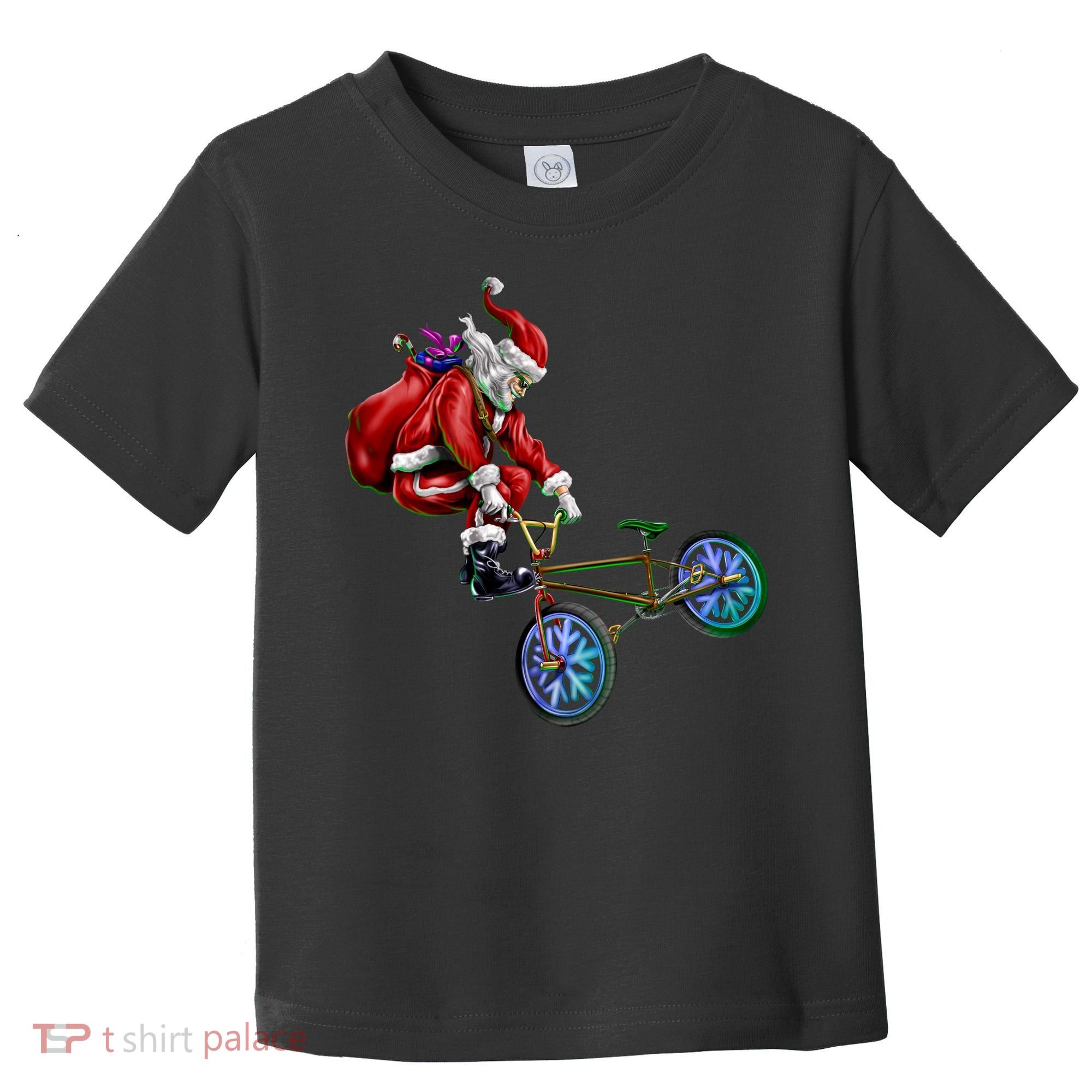 BMX Santa Toddler T-Shirt