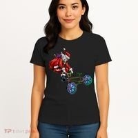 BMX Santa Women's T-Shirt thumb 4