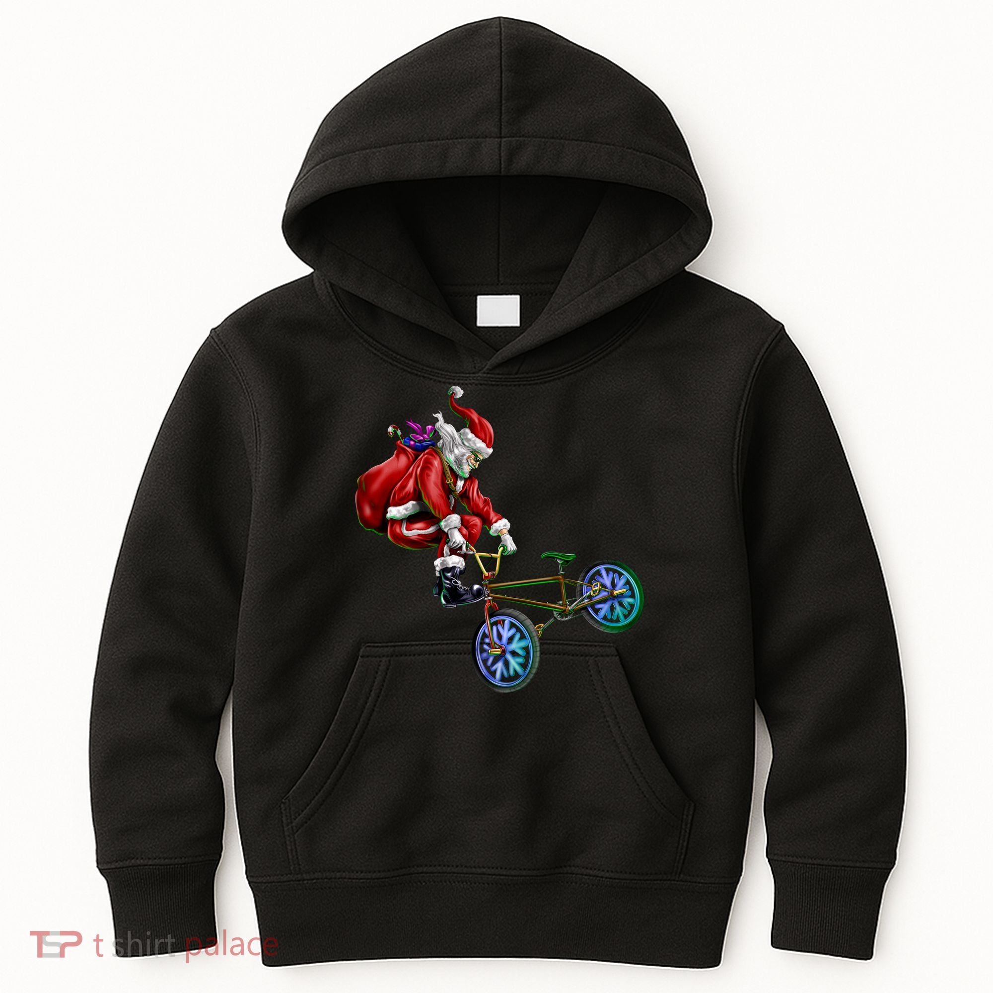 BMX Santa Kids Hoodie