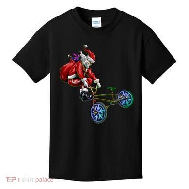 BMX Santa Kids T-Shirt