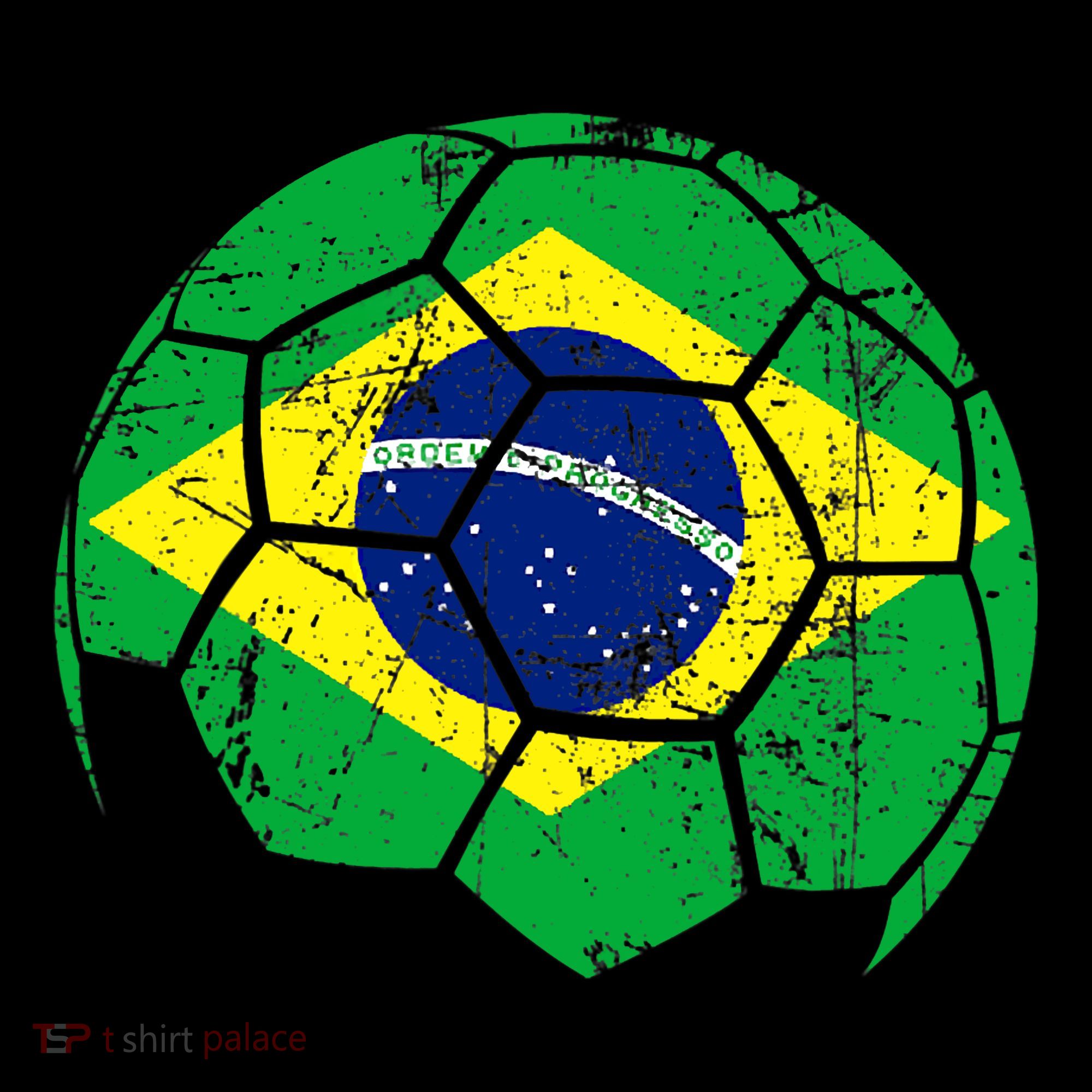 Brazil Soccer Ball Flag Jersey Coffee Mug
