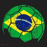 Brazil Soccer Ball Flag Jersey Tumbler thumb 3