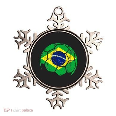 Brazil Soccer Ball Flag Jersey Ornament
