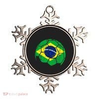 Brazil Soccer Ball Flag Jersey Ornament thumb 0