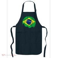 Brazil Soccer Ball Flag Jersey Apron thumb 0