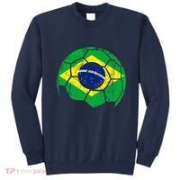 Brazil Soccer Ball Flag Jersey Sweatshirt thumb 0
