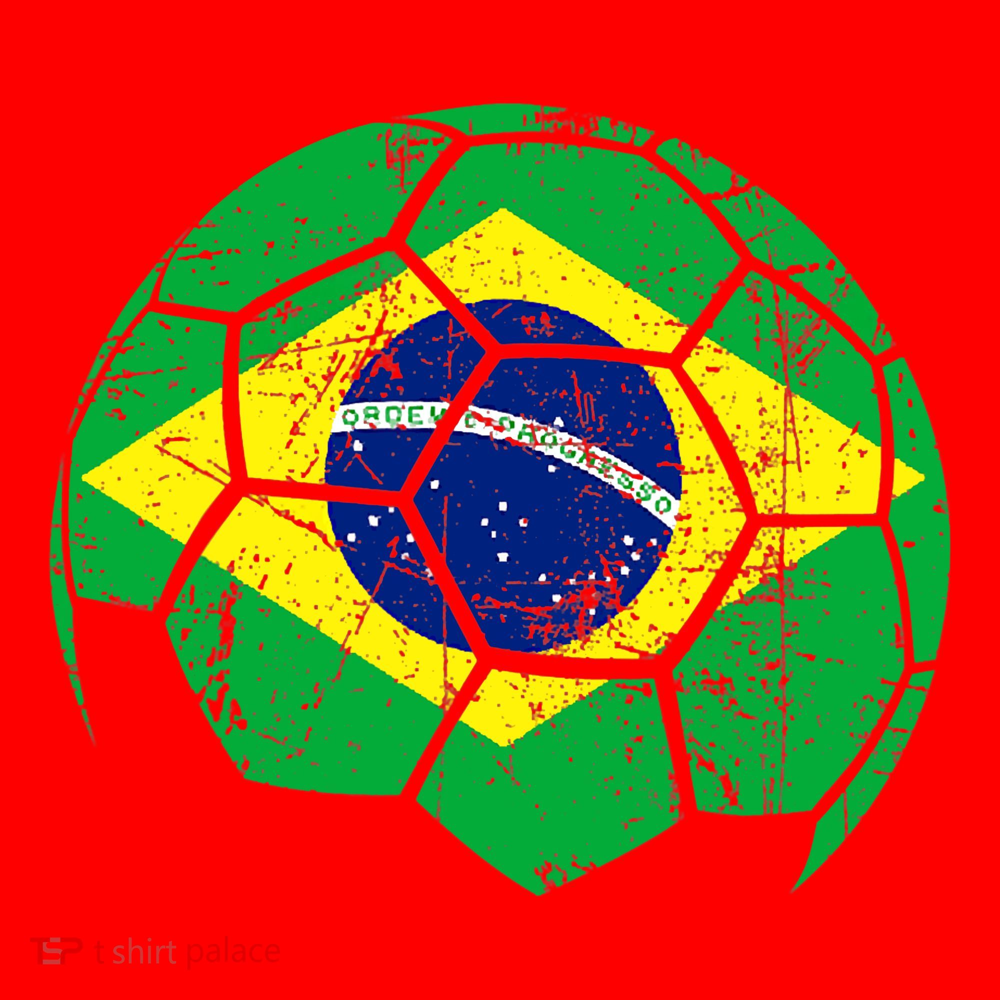 Brazil Soccer Ball Flag Jersey Santa Hat