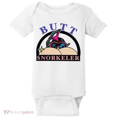Butt Snorkeler Baby Bodysuit
