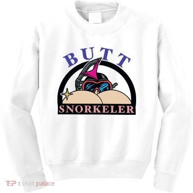 Butt Snorkeler Kids Sweatshirt