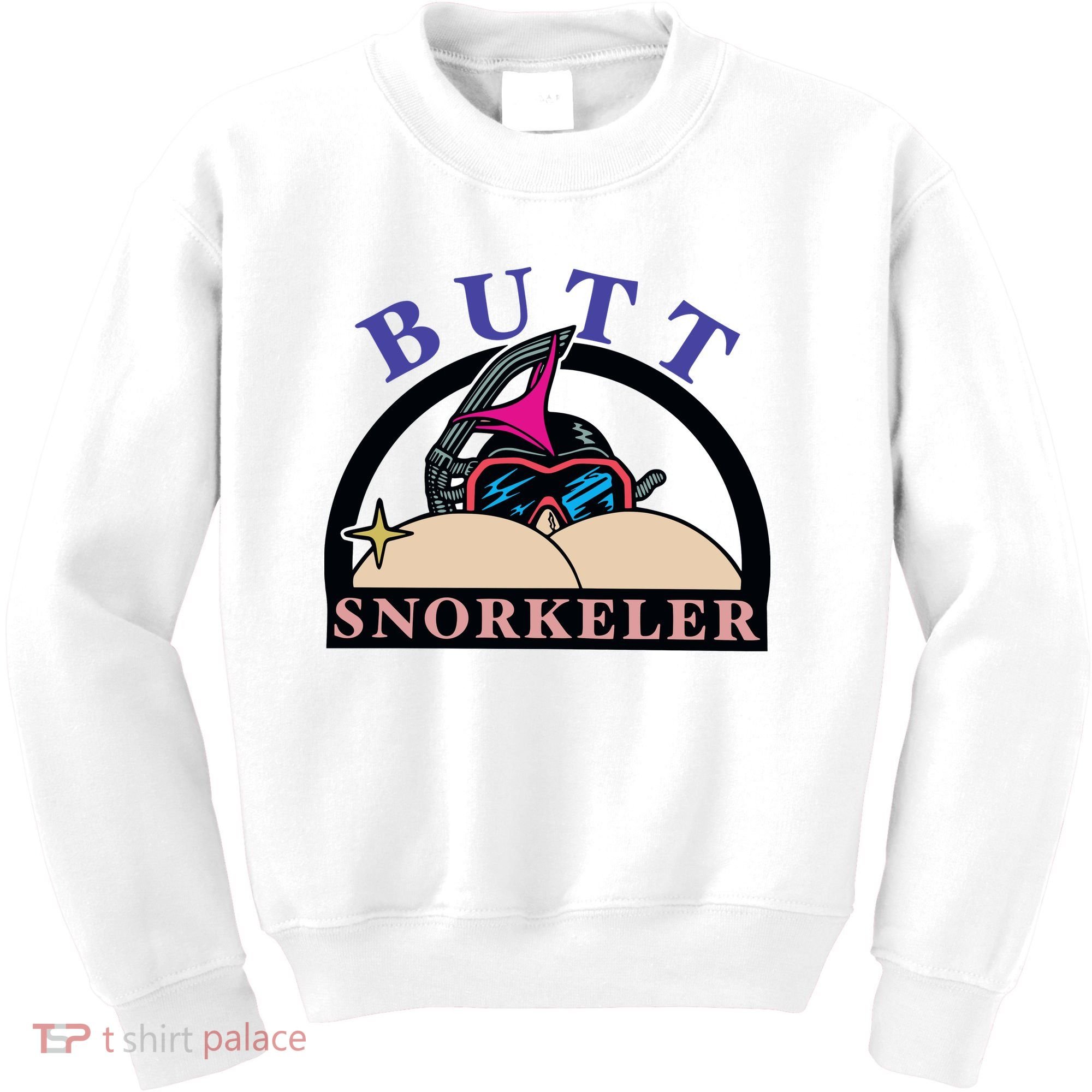 Butt Snorkeler Kids Sweatshirt