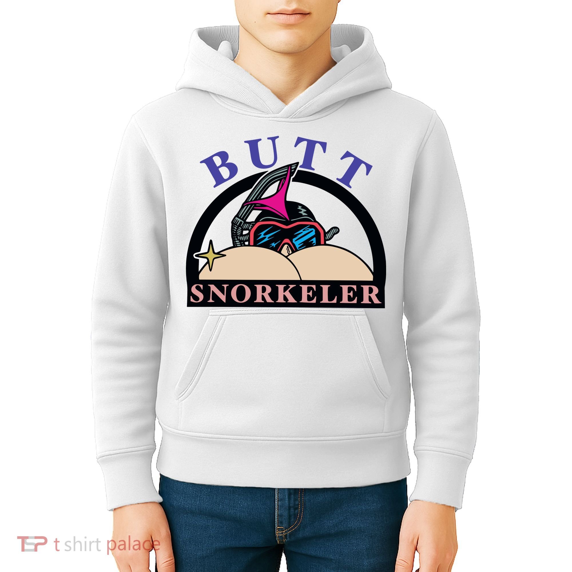 Butt Snorkeler Kids Hoodie