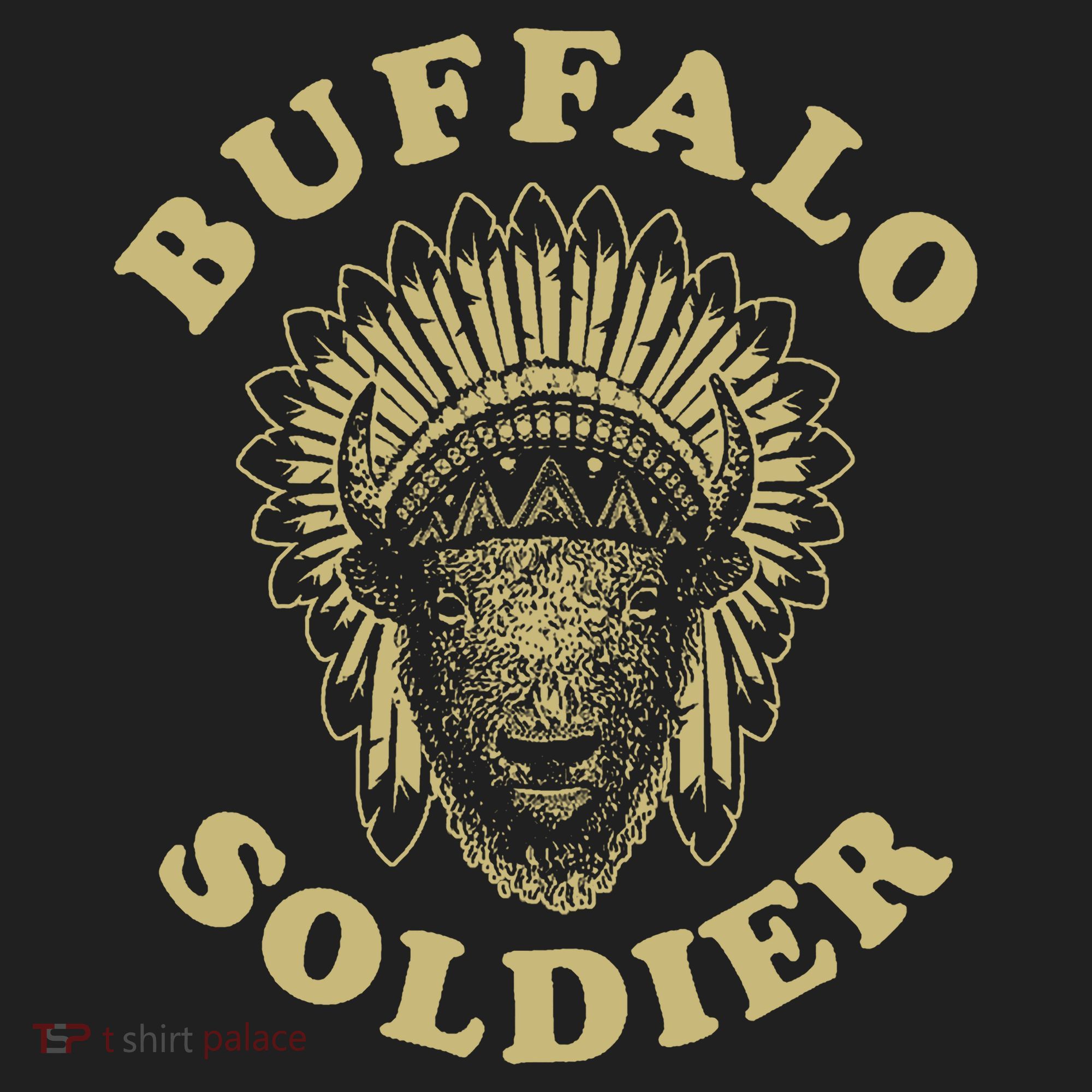 Buffalo Soldier Golf Towel
