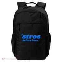 Baseball Stros Before Hoes Houston Backpack thumb 0