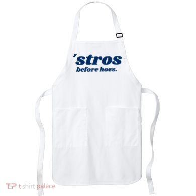 Baseball Stros Before Hoes Houston Apron