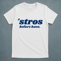 Baseball Stros Before Hoes Houston T-Shirt thumb 5