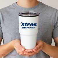 Baseball Stros Before Hoes Houston Tumbler thumb 2