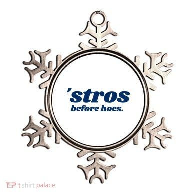 Baseball Stros Before Hoes Houston Ornament