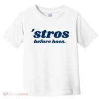 Baseball Stros Before Hoes Houston Toddler T-Shirt thumb 0