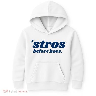 Baseball Stros Before Hoes Houston Kids Hoodie