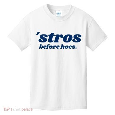 Baseball Stros Before Hoes Houston Kids T-Shirt