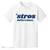 Baseball Stros Before Hoes Houston Kids T-Shirt thumb 0
