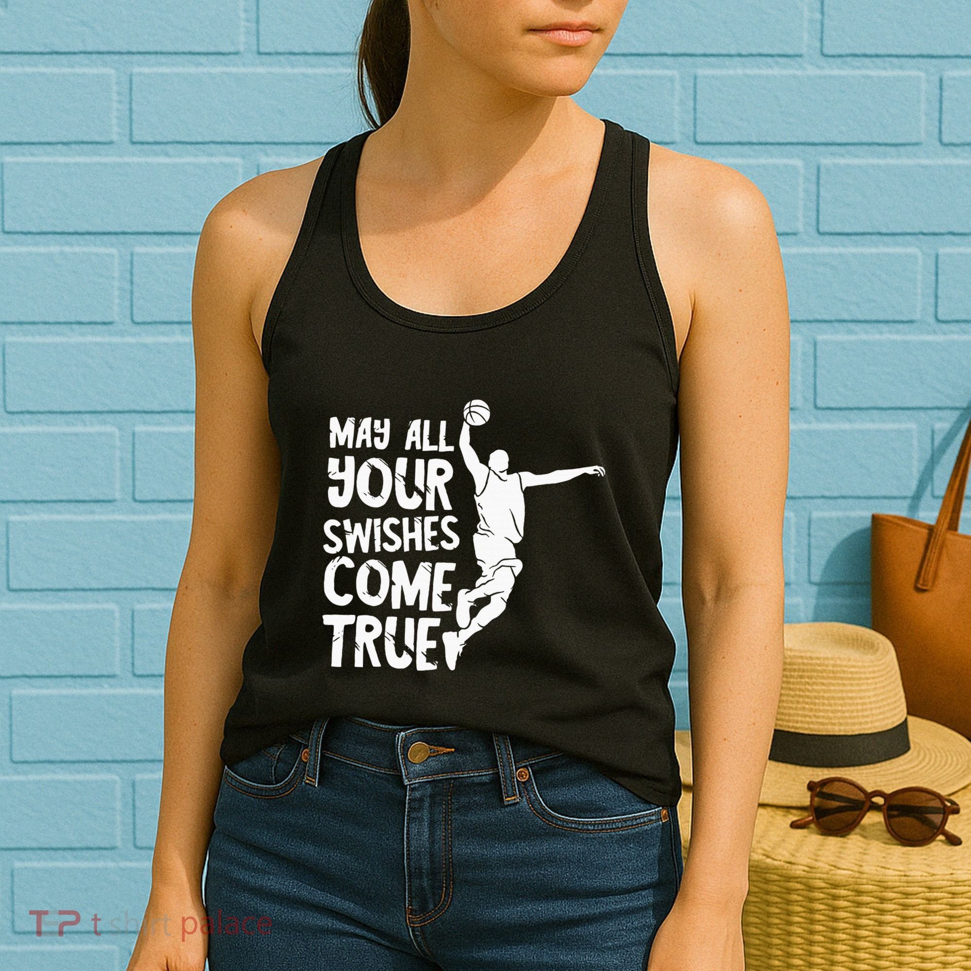 Basketball Swishes Basketball Player Basketballer Team Women's Tank Top