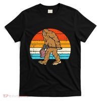 Bigfoot Sasquatch Bbq Retro Barbecue Grilling T-Shirt thumb 0