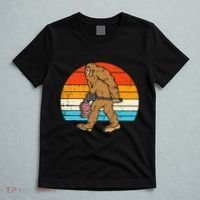 Bigfoot Sasquatch Bbq Retro Barbecue Grilling T-Shirt thumb 5