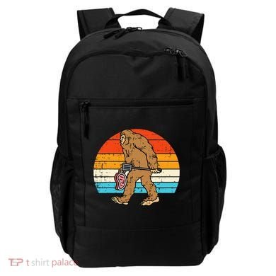 Bigfoot Sasquatch Bbq Retro Barbecue Grilling Backpack