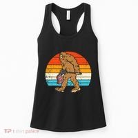 Bigfoot Sasquatch Bbq Retro Barbecue Grilling Women's Tank Top thumb 0