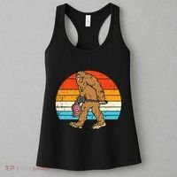 Bigfoot Sasquatch Bbq Retro Barbecue Grilling Women's Tank Top thumb 3
