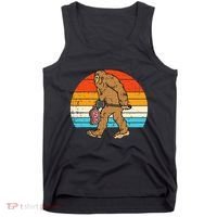 Bigfoot Sasquatch Bbq Retro Barbecue Grilling Tank Top thumb 0