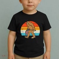 Bigfoot Sasquatch Bbq Retro Barbecue Grilling Toddler T-Shirt thumb 2
