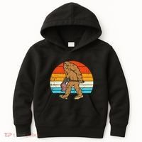 Bigfoot Sasquatch Bbq Retro Barbecue Grilling Kids Hoodie thumb 0