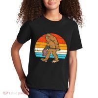 Bigfoot Sasquatch Bbq Retro Barbecue Grilling Kids T-Shirt thumb 2
