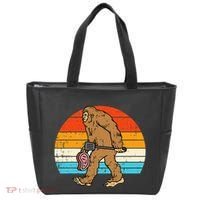 Bigfoot Sasquatch Bbq Retro Barbecue Grilling Tote Bag thumb 0