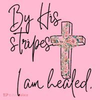 Bible Scripture By His Stripes I am Healed Easter Coaster thumb 2