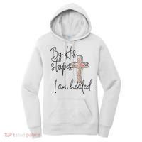 Bible Scripture By His Stripes I am Healed Easter Women's Hoodie thumb 0