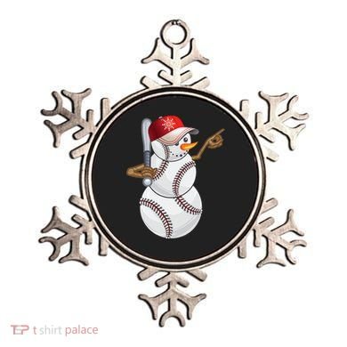 Baseball Snowman Balls Baseball Hat Snow Christmas Ornament