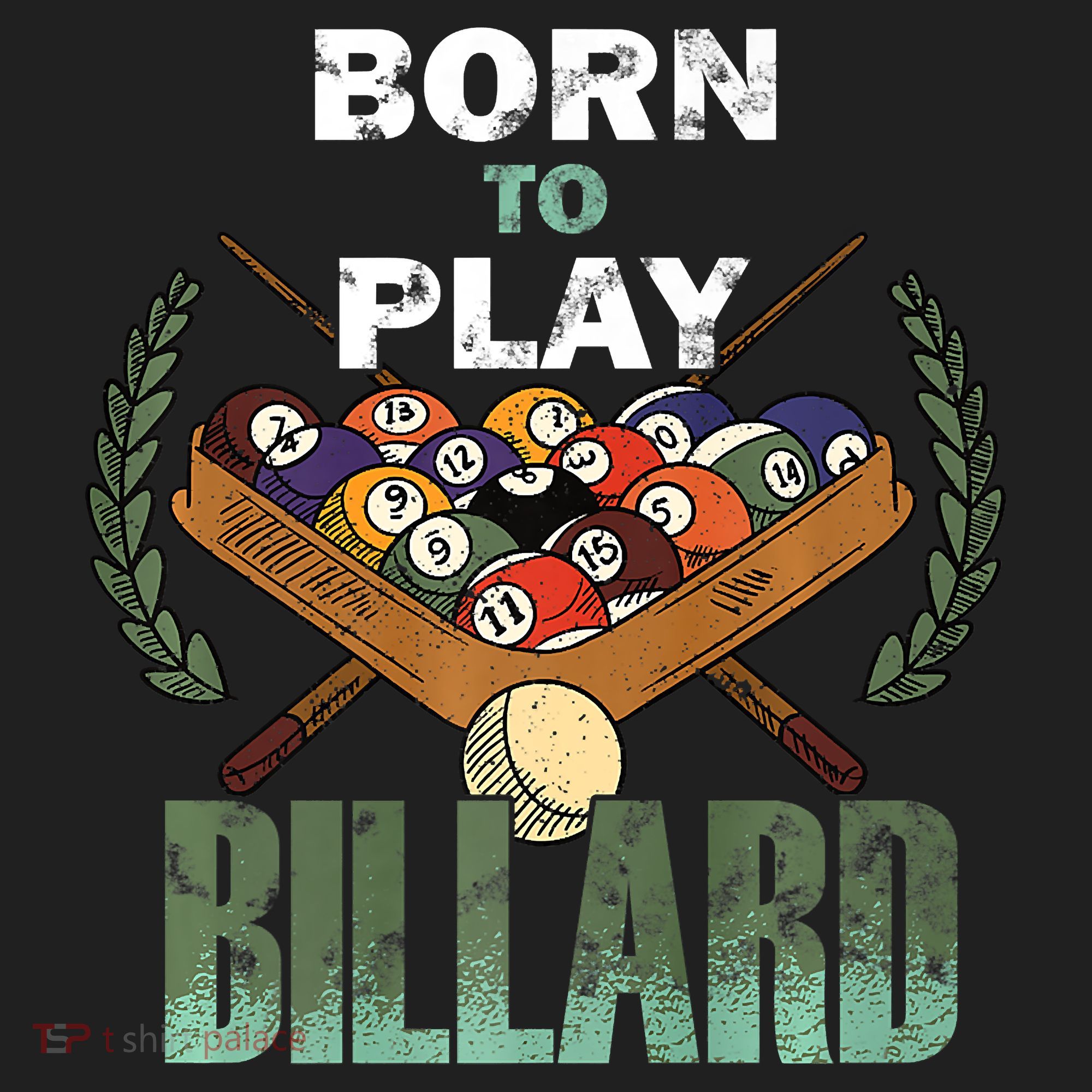Billiards Saying Born To Play Billiard Funny Lover Trending Women's Sweatshirt