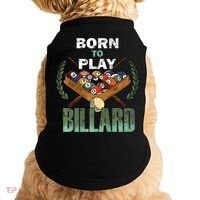 Billiards Saying Born To Play Billiard Funny Lover Trending Doggie Tank thumb 0