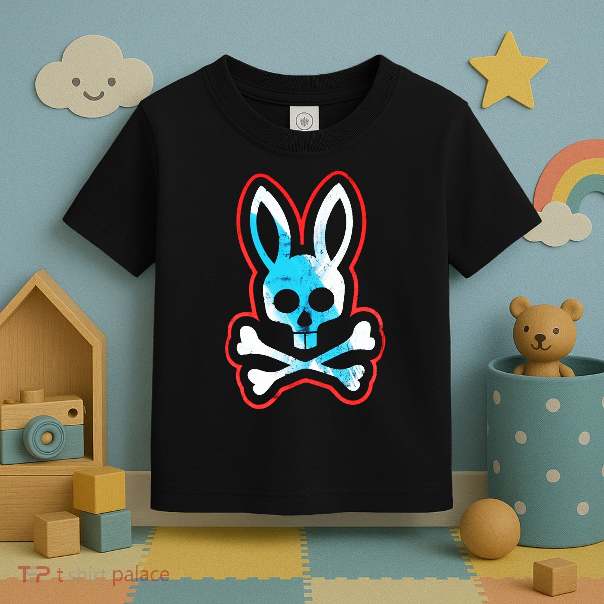 Bunny Skull Toddler T-Shirt