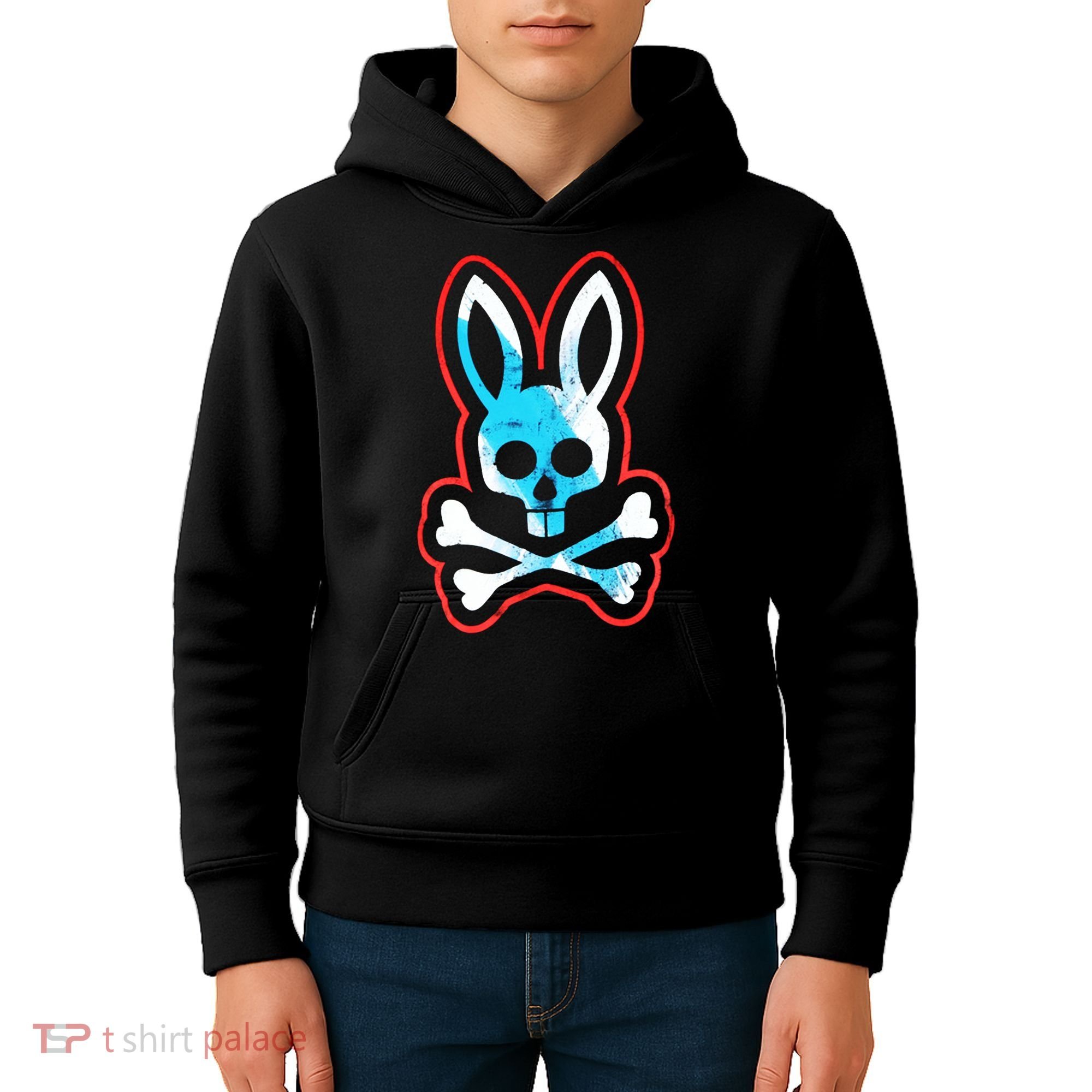 Bunny Skull Kids Hoodie
