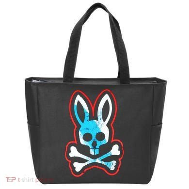 Bunny Skull Tote Bag