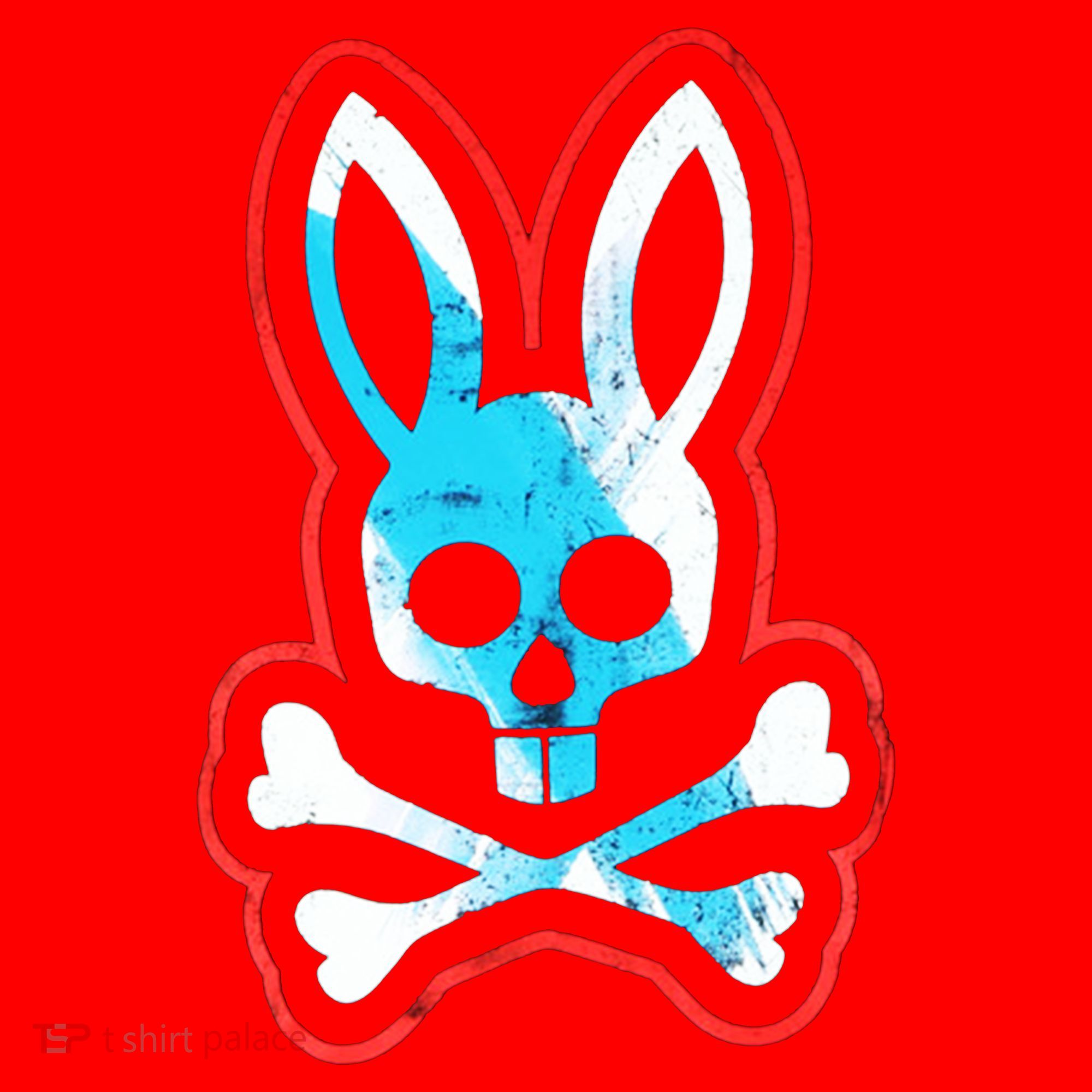 Bunny Skull Santa Hat