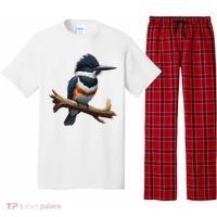 Bird Series. Belted Kingfisher Bird. ArtistS Rendition. Pajama Set thumb 0