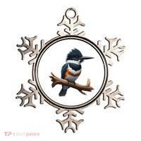 Bird Series. Belted Kingfisher Bird. ArtistS Rendition. Ornament thumb 0